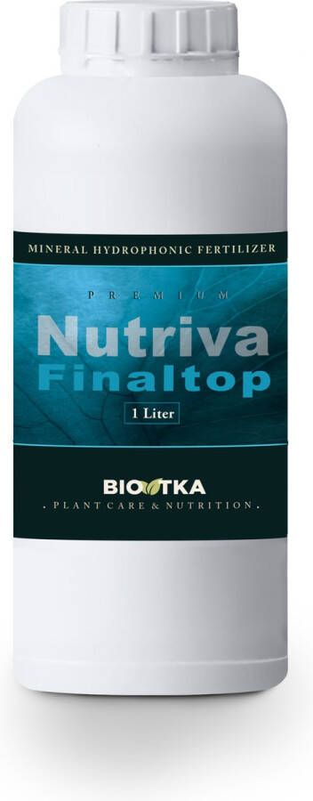 BIO TKA HYDRO NUTRIVA FINALTOP 1Liter (PK) plantvoeding biologische voeding supplement PK boost planten bio supplement hydro plantvoeding aarde kokos voeding hydro hydroponic organische plantenvoeding organisch