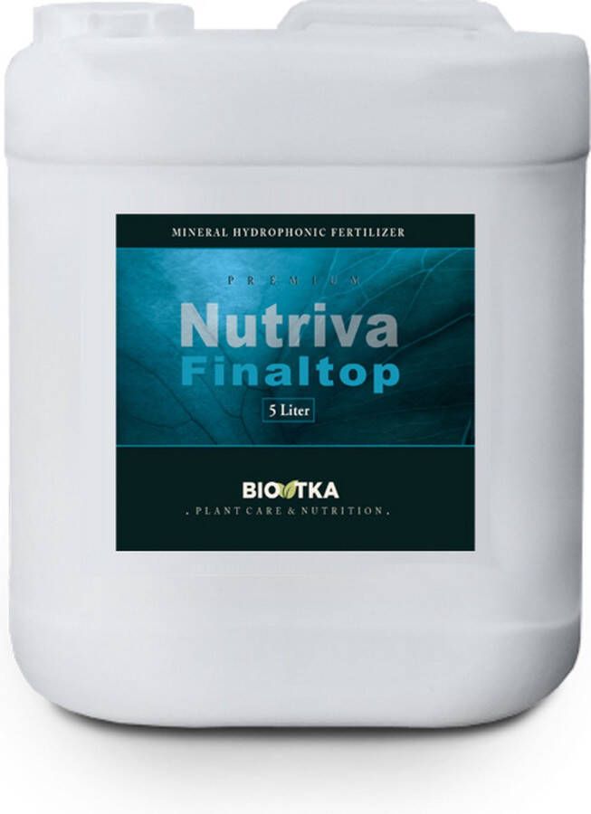 BIO TKA HYDRO NUTRIVA FINALTOP 5Liter (PK) plantvoeding biologische voeding supplement PK boost planten bio supplement hydro plantvoeding aarde kokos voeding hydro hydroponic organische plantenvoeding organisch