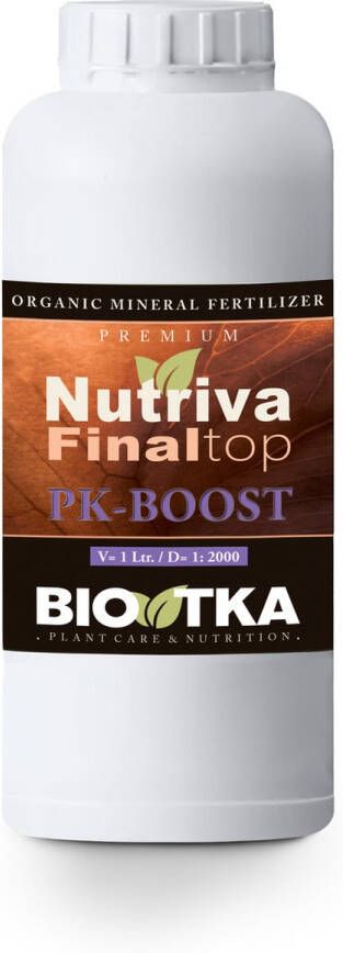 BIO TKA NUTRIVA FINAL TOP (PK-Boost) 1liter (plantvoeding biologische voeding biologische plantvoeding planten bio supplement hydro plantvoeding aarde fosfor kalium kokos voeding – coco organische plantenvoeding booster PK)