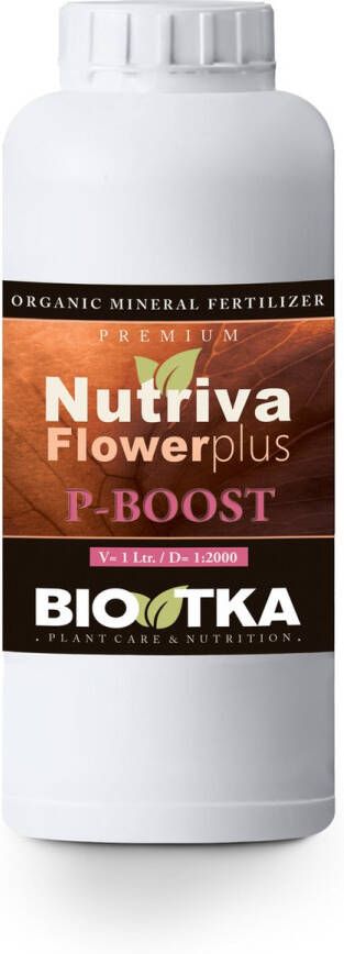 BIO TKA NUTRIVA FLOWER PLUS (P-Boost) 1Liter (plantvoeding biologische voeding biologische plantvoeding planten bio supplement hydro plantvoeding aarde fosfor kokos voeding – coco organische plantenvoeding booster P)