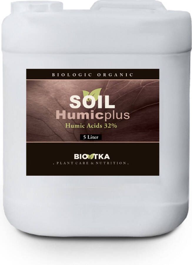 BIO TKA BioTka SOIL HUMIC PLUS Bodem verbeteraar 5 Ltr. (plantvoeding aarde opwaardering biologische plantvoeding humuszuren bio supplement aarde plantvoeding aarde kokosvoeding kokos voeding coco organische plantenvoeding organisch)