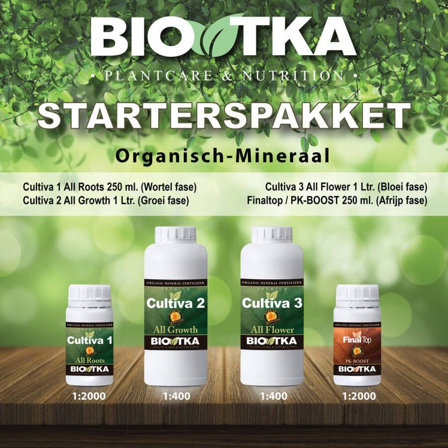 BIO TKA BioTka STARTERS-PACK BASIC plantvoeding biologische voeding biologische plantvoeding bio supplement organische plantvoeding aarde kokosvoeding kokos voeding coco organische plantenvoeding organisch