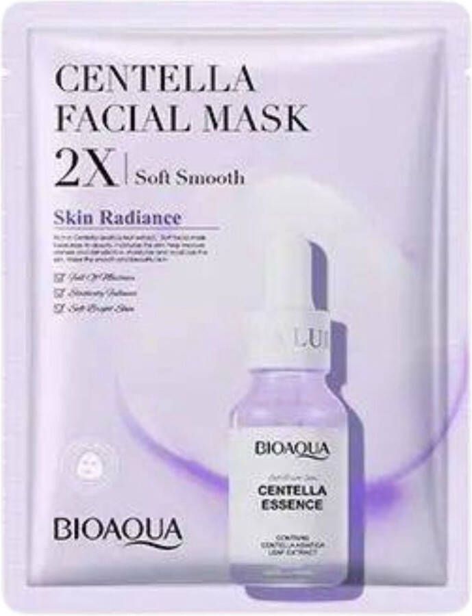 BIOAQUA Centella gezichtsmasker voor een stralende huid set 20 stuks