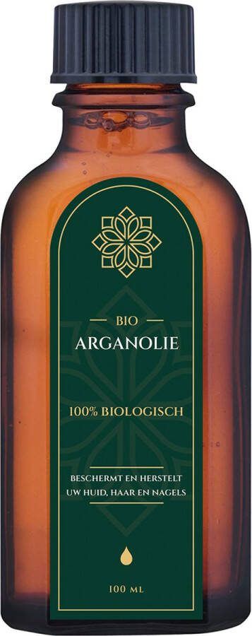 BioArganolie Arganolie 100 ml 100% Puur Biologisch Koudgeperst Arganolie voor huid haar & nagels Haarolie