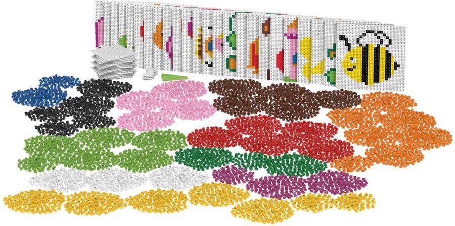 BiOBUDDi Pixel and Create Puzzel Pixel Art Creatieve Pixel DIY-Pixelkunst Pixelhobby Kinderen