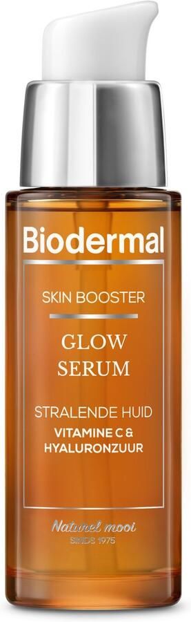 Biodermal Skin Booster Glow serum – Serum voor een stralende huid met hyaluronzuur en Vitamine C Hyaluronzuur serum 30ml