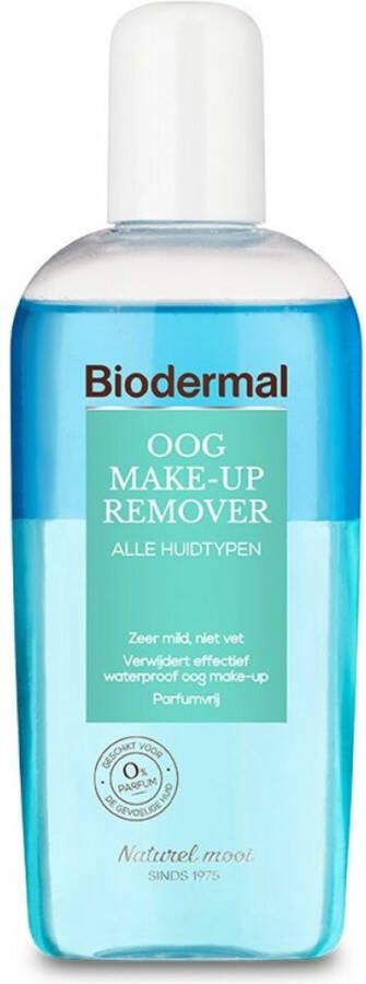 Biodermal Oog make-up remover Milde gezichtsreiniging 100ml