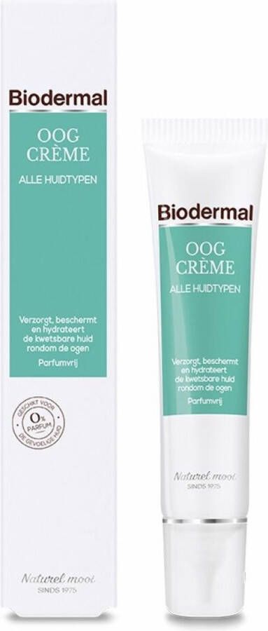 Biodermal Oogcrème Beschermt tegen huidveroudering 15ml