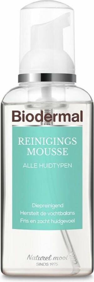 Biodermal Reinigingsmousse Gezichtsreiniging Reinigt en hydrateert 150 ml