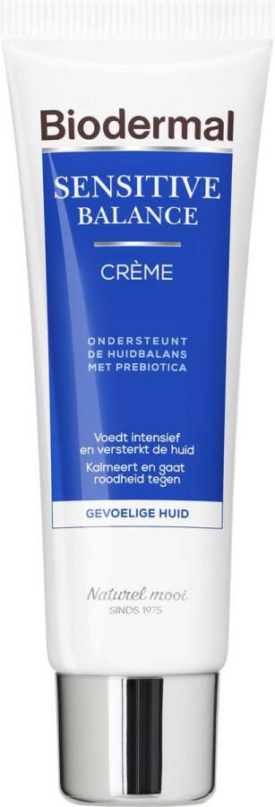 Biodermal Sensitive Balance Crème – Gezichtsverzorging met hyaluronzuur Dagcrème voor de gevoelige huid 50ml