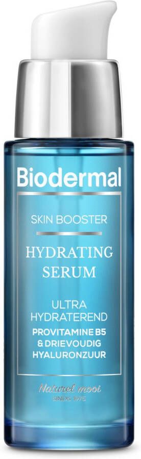 Biodermal Skin Booster Hydrating serum – Ultra hydraterend Hydrateert zeer intensief en langdurig met hyaluronzuur en Vitamine B Hyaluronzuur serum 30ml