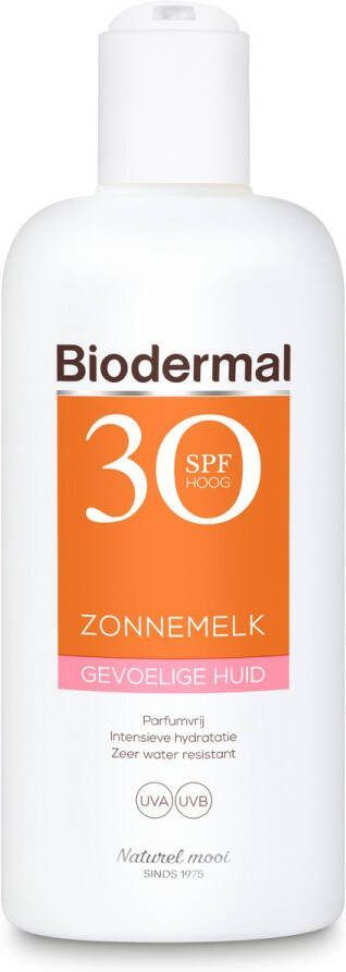 Biodermal Zonnebrand Gevoelige huid Zonnemelk SPF 30 200ml