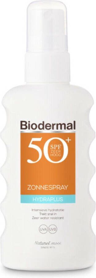 Biodermal 3x Zonnebrand Hydraplus Spray SPF 50+ 175 ml