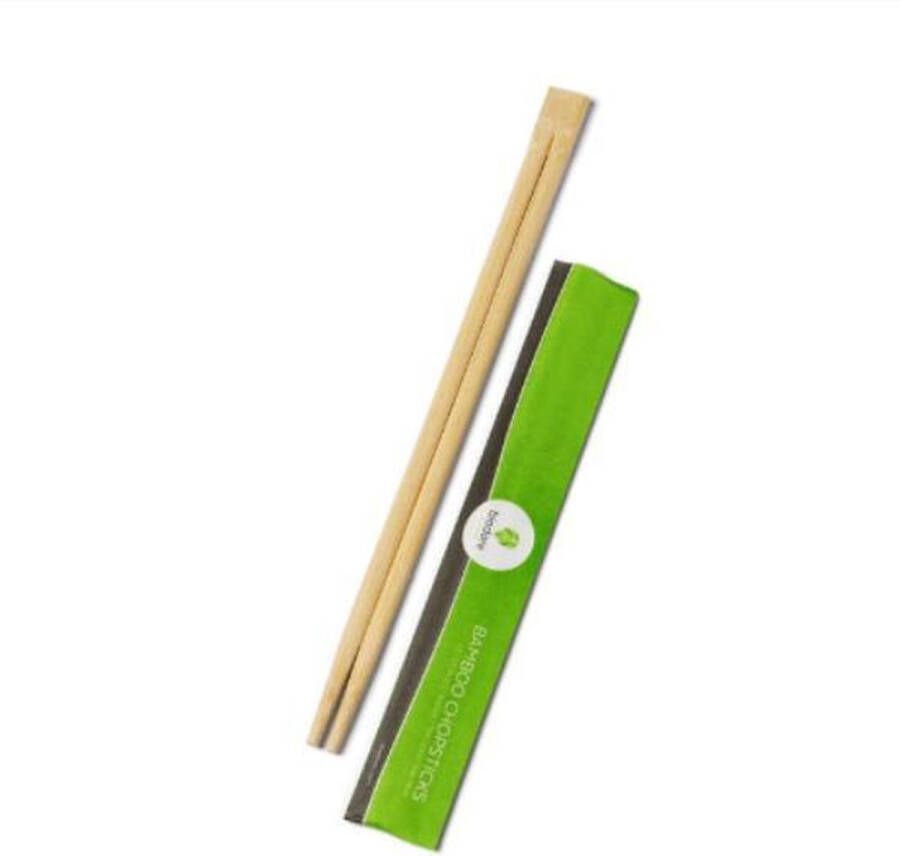 Biodore Eetstokjes Bamboe Chopsticks van bamboe 23cm naturel