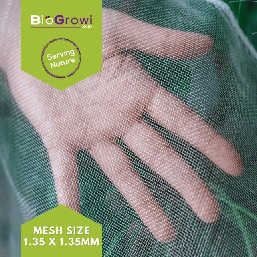 Biogrowi Nettect 2 1m x 4 5m Insectengaas moestuin Insectennet Vogelnet