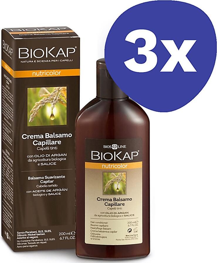 BIOKAP Conditioner voor Gekleurd Haar (3x 135ml)