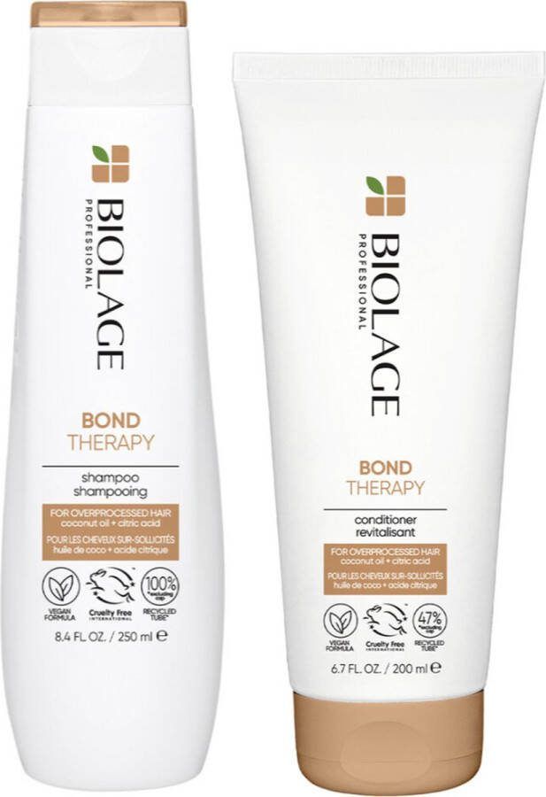Biolage Bond Therapy Shampoo & Conditioner Duo Set 250+200ml