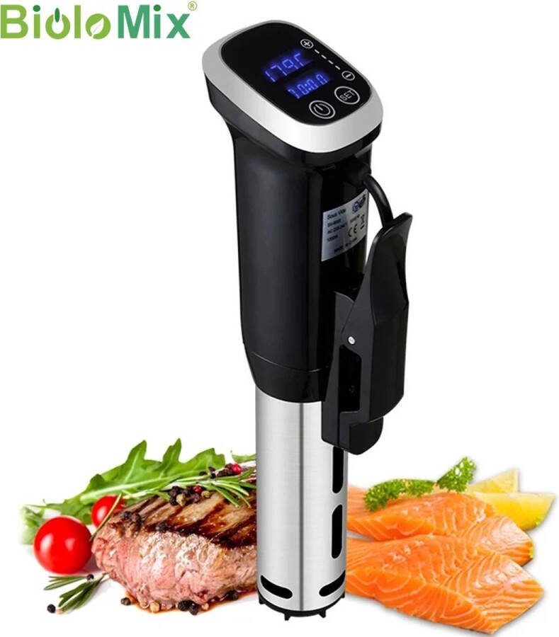 Biolomix Vide Stick Sous Vide Smart Slowcooker Met Timer Slim 1200 Watt