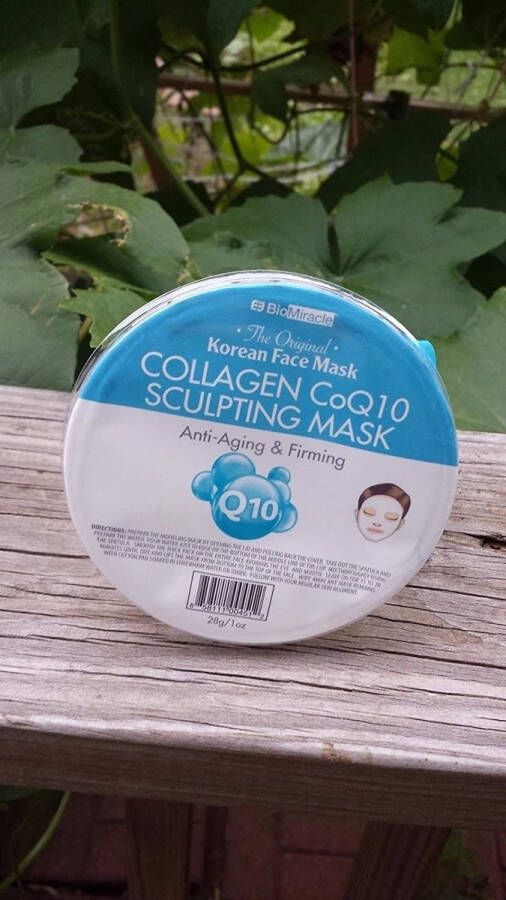 BioMiracle Gezichtsmasker Collageen CoQ10 Sculpting Face Mask Origineel Koreaanse Gezichtsmasker Anti-aging & Verstevigend Poeder