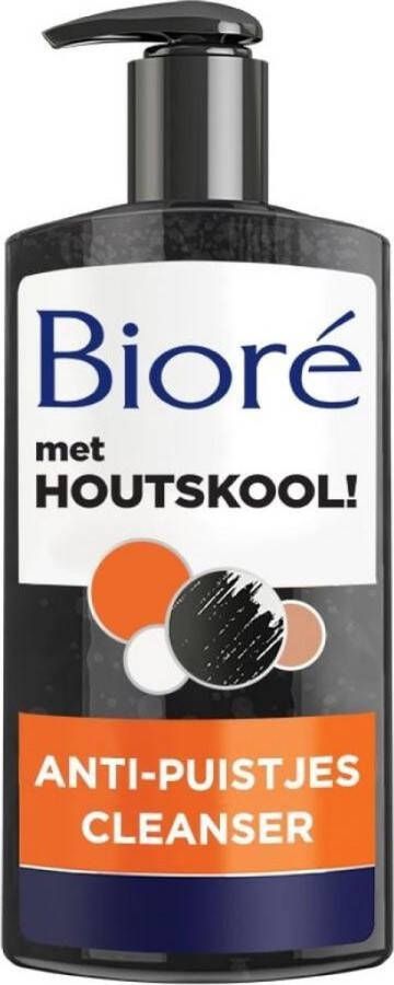 Bioré Anti-Puistjes cleanser met houtskool 200 ml