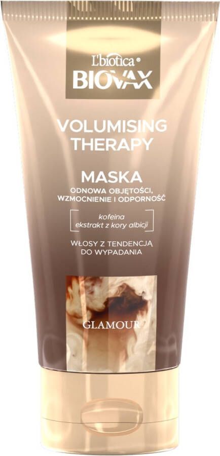 BIOVAX Glamour Volumising Therapy haarmasker met cafeïne 150ml