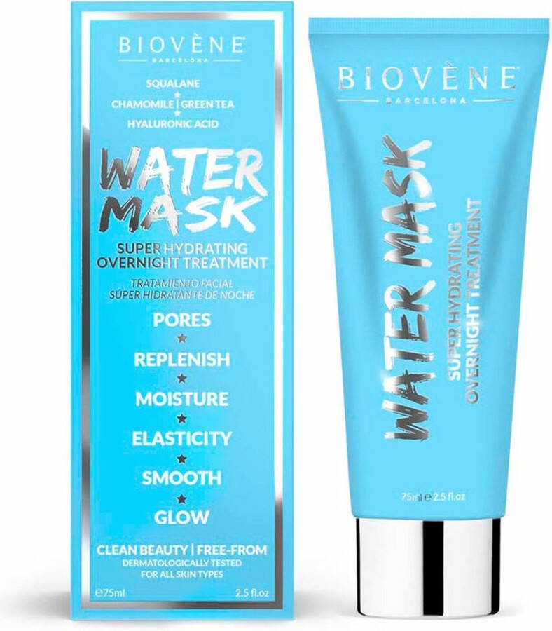 Biovène Barcelona Gezichtscrème Biovène Water Super Hydrating Overnight 75 ml