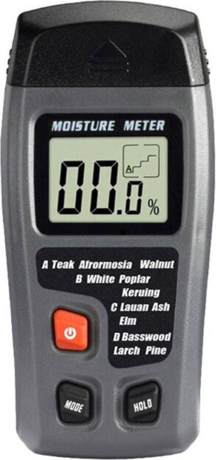 Birony Vochtmeter Hout Vochtigheidsmeter Digitale Vochtmeters Hygrometer Grijs