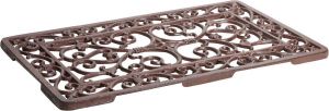 BISCOTTINI Deurmat in gietijzer met antiek roest finish L58xPR34xH1 5 cm