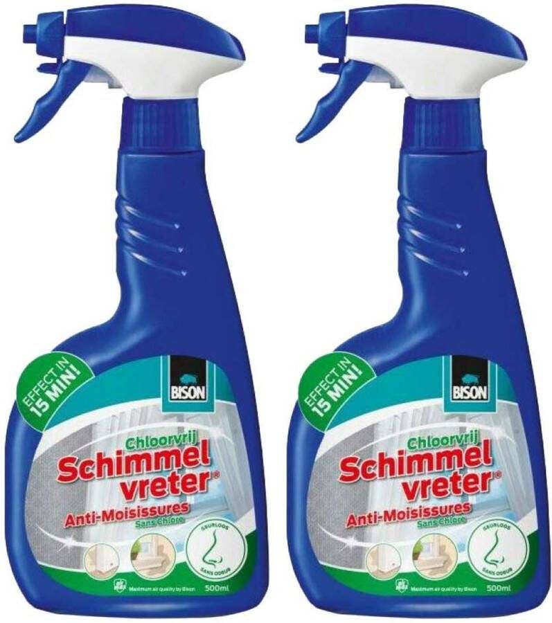Bison Schimmelvreter Chloorvrij 2 x 500 ml Voordeelverpakking