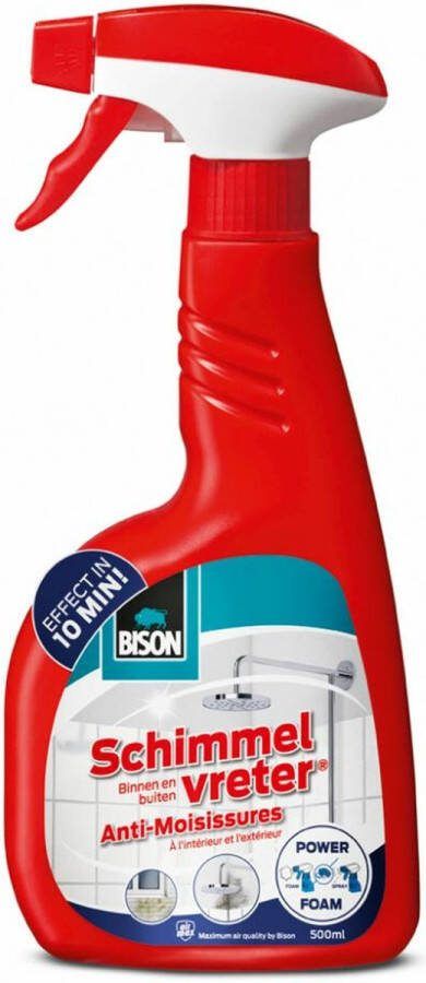 Bison 6x Schimmelvreter Flacon Foam & Spray 500 ml