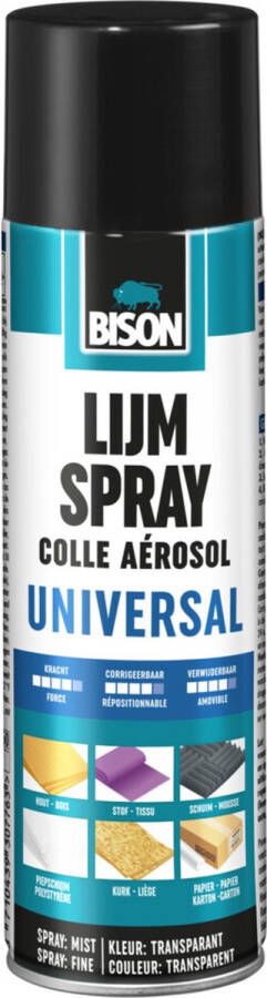 Bison Lijmspray 500ml Spuitbus