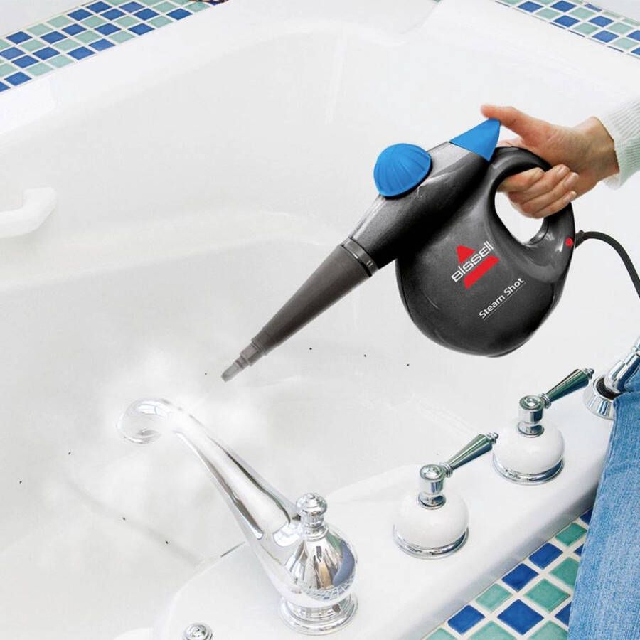 BISSELL SteamShot Stoomreiniger Handstoomreiniger Stoomapparaat Vloer Vlekkenreiniger voor Keuken Badkamer Voegen & Meer 4 5 Bar Stoomkracht 2635J