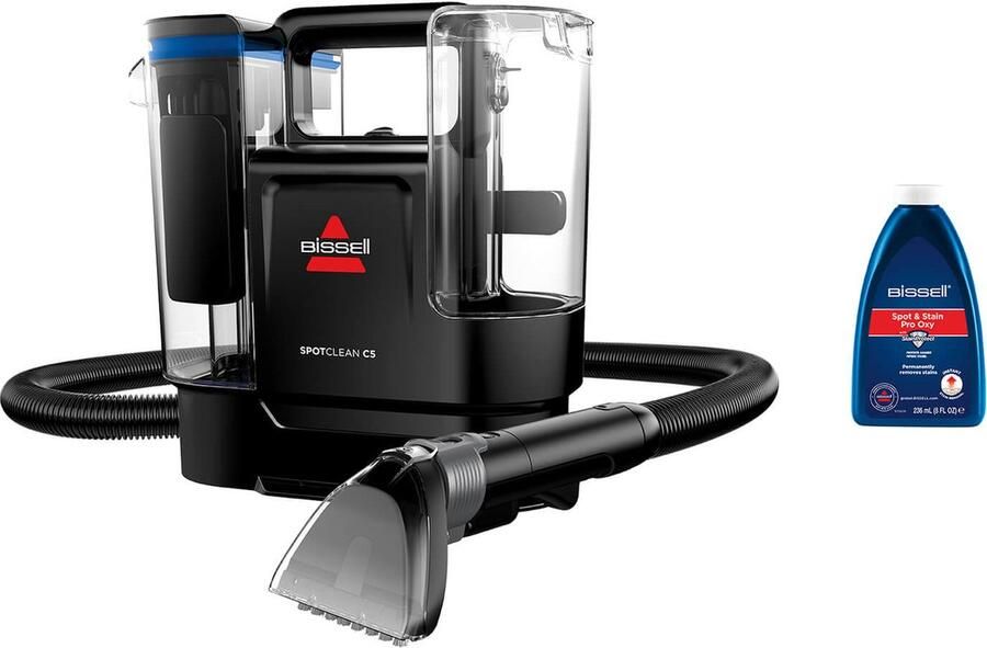 BISSELL SpotClean C5 Select Vlekkenreiniger Tapijtreiniger Bank Reiniger Auto Matras Sneaker & Zetelreiniger Schoonmaak Apparaat Meubel Reinigingsmachine Triple Action Reiniging Wendbaar & Lichtgewicht Ontwerp 3928N