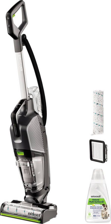 BISSELL CrossWave HydroSteam Pet Vloerreiniger Multi-oppervlak Steelstofzuiger Reinigingsmachine voor Karpetten & Harde Vloeren Tapijtreiniger Stofzuiger met Dweilfunctie 3 in 1 Vlekkenreiniger Vacuum Cleaner Stoomreiniger 3527N