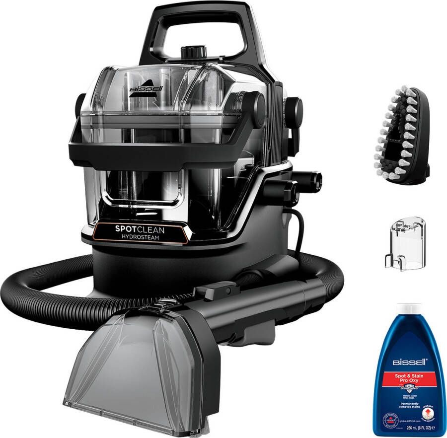 BISSELL SpotClean HydroSteam Select Vlekkenreiniger Stoomreiniger Vloer Tapijtreiniger Bank Reiniger Auto Matras Sneaker & Zetelreiniger Schoonmaak Apparaat Meubel Reinigingsmachine HydroSteam-Technologie XL Waterreservoirs 3697N