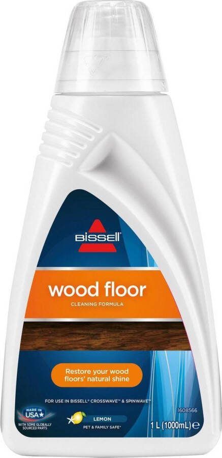 Bissell Wood Floor Reinigingsmiddel voor houten vloeren voor SpinWave CrossWave 1l