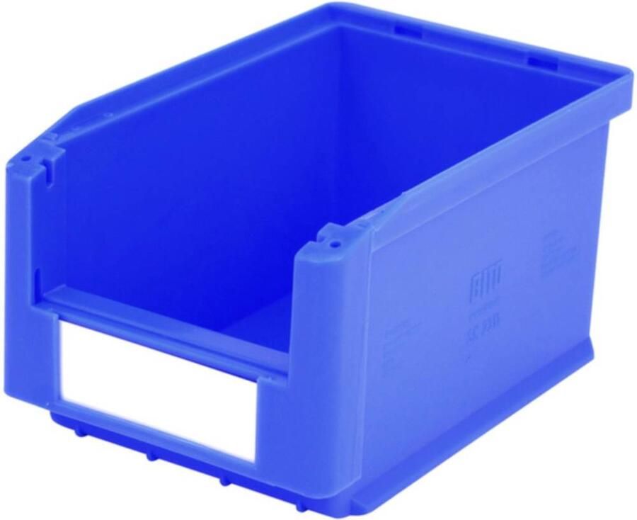BITO Sichtlagerkasten SK Set SK2311 230x150x125 blauw inclusief Etiket 20 stuks C0230-0005