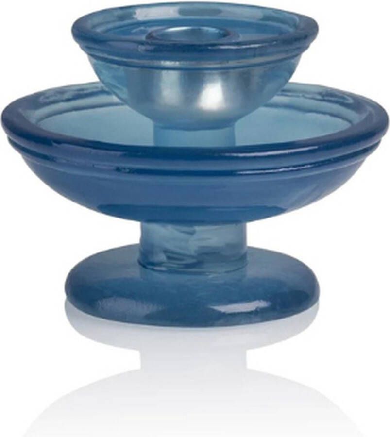 Bitten Fountain kandelaar blauw