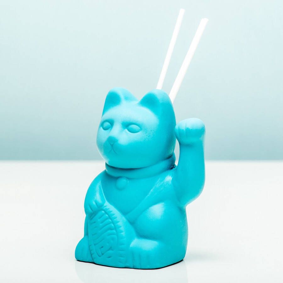 Bitten Lucky Cat Aroma Diffuser Blauw