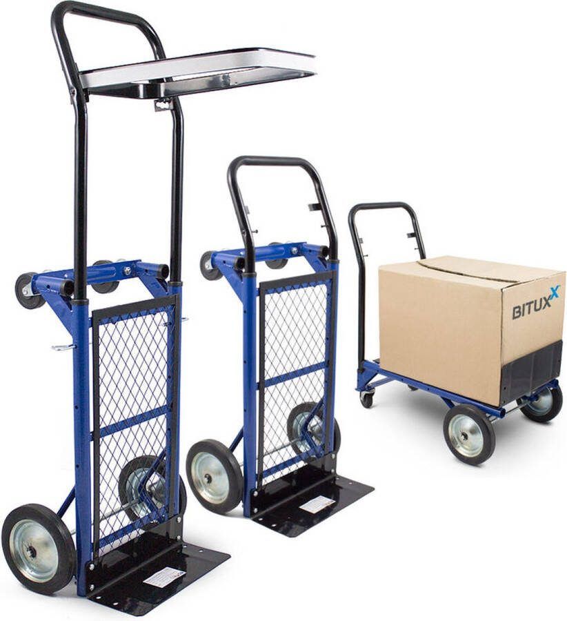 Bituxx 2-in-1 Steekwagen Transportwagen Opvouwbaar 80kg