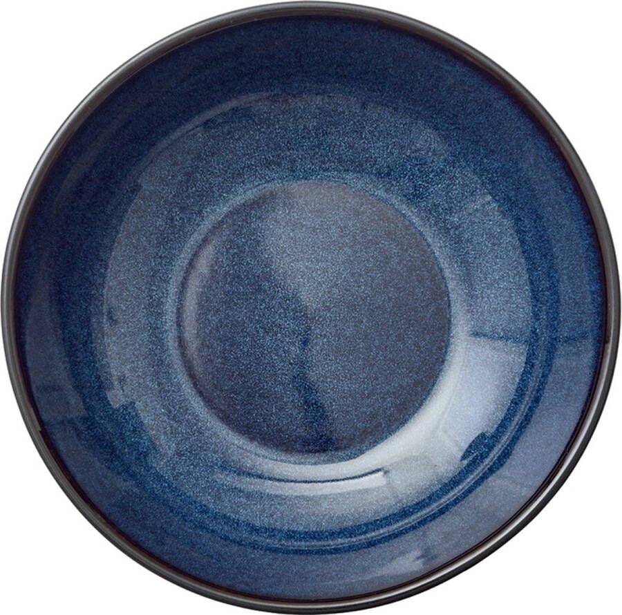 Bitz 11193 6 stuks Pastaborden diepe borden Ø 20 cm Zwart Blauw