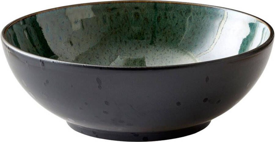 Bitz 821382 Slakom Saladeschaal Groen zwart Diameter 30 Cm 10 Cm H