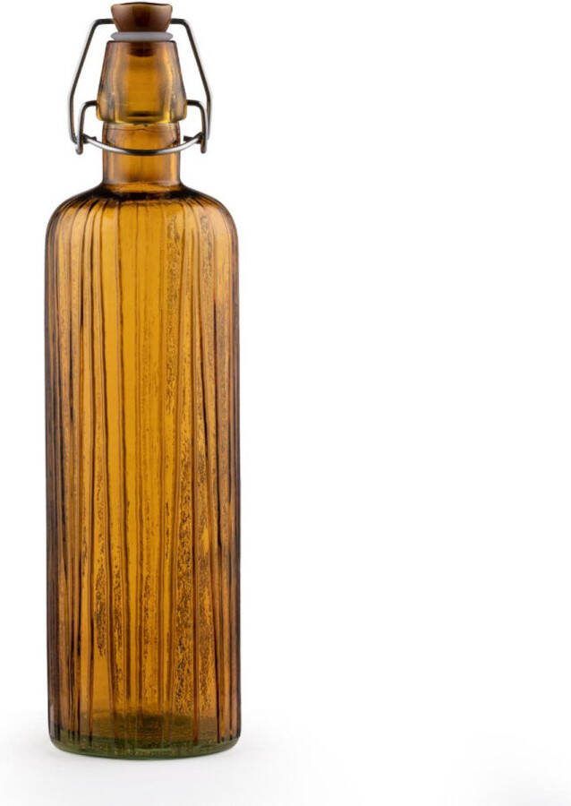 Bitz Kusintha Waterfles Dia 8 x 30 cm 0 75 liter Amber