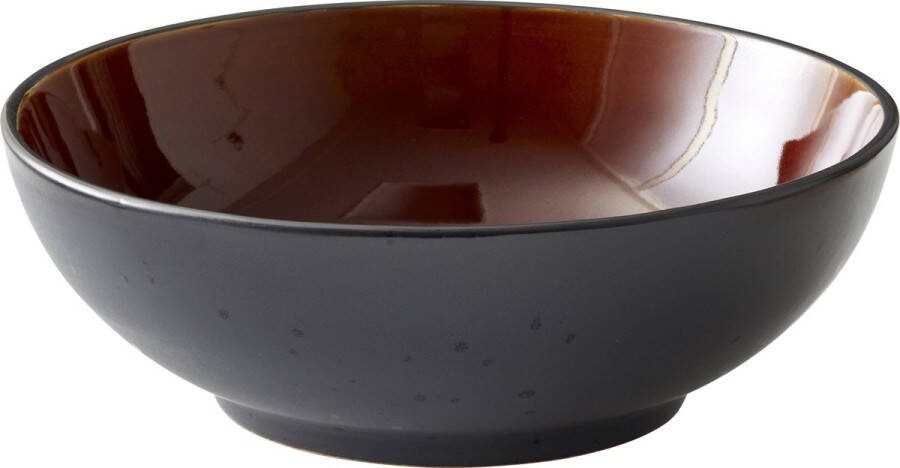 Bitz Slakom amber zwart Diameter 30 cm Hoogte 10 cm