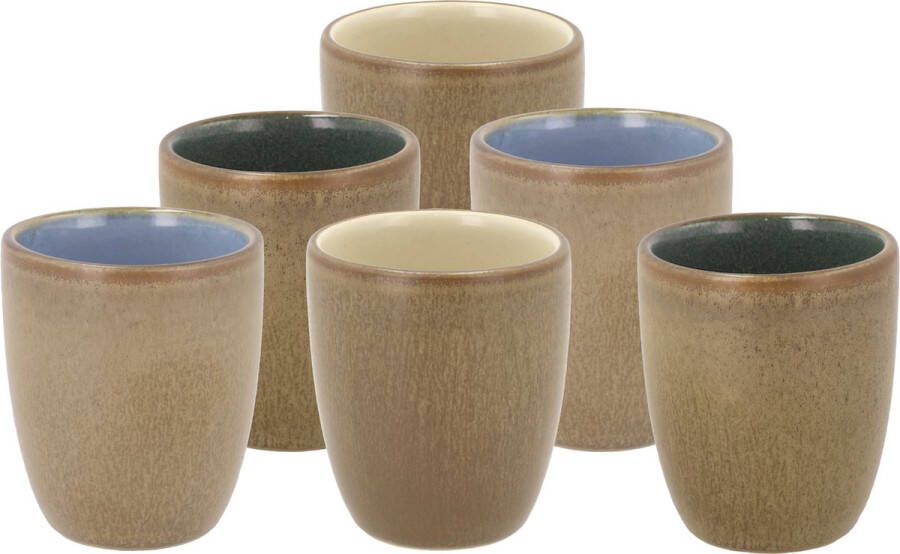 Bitz Wood Espressokop 9 cl 6 st Wood ass