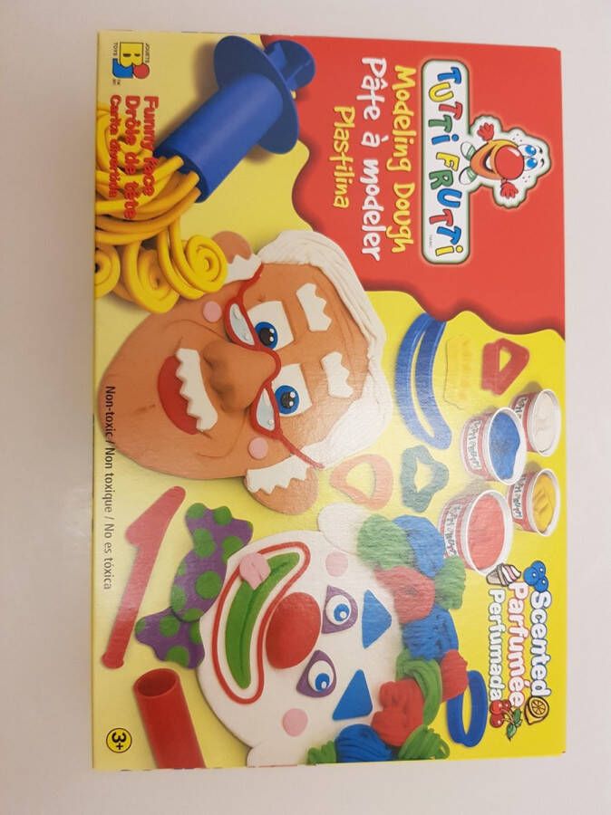 BJ toys Tutti frutti boetseerklei gekke koppen maken