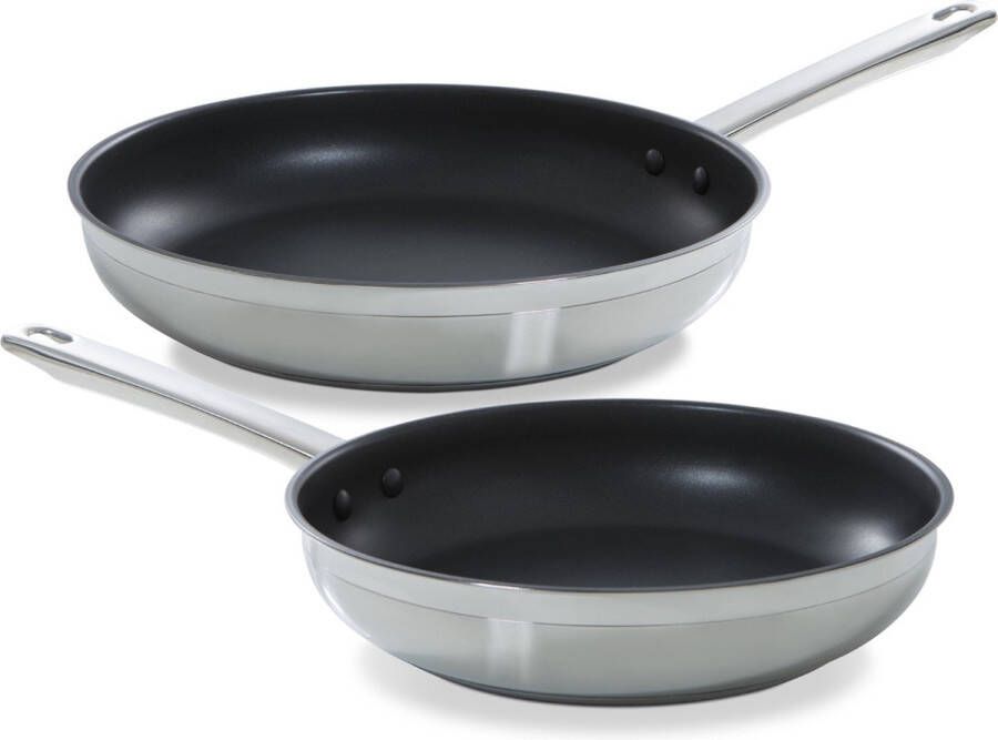 BK Allround koekenpannenset Ø 24 cm + Ø 28 cm inductie PFAS-vrij