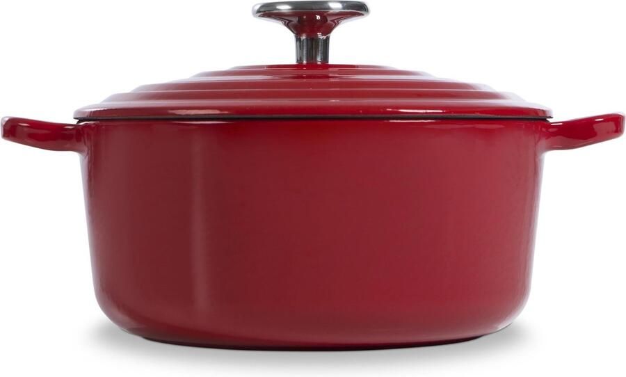 BK Bourgogne braadpan Ø 20 cm rood gietijzer inductie - Foto 2