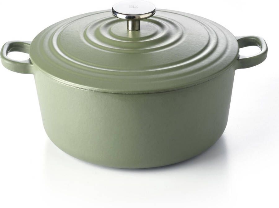 BK Bourgogne braadpan Ø 24 cm groen gietijzer inductie