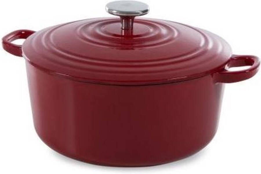 BK Bourgogne braadpan Ø 28 cm rood gietijzer inductie